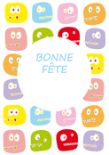 Bonne f&ecirc;te aux monstres color&eacute;s